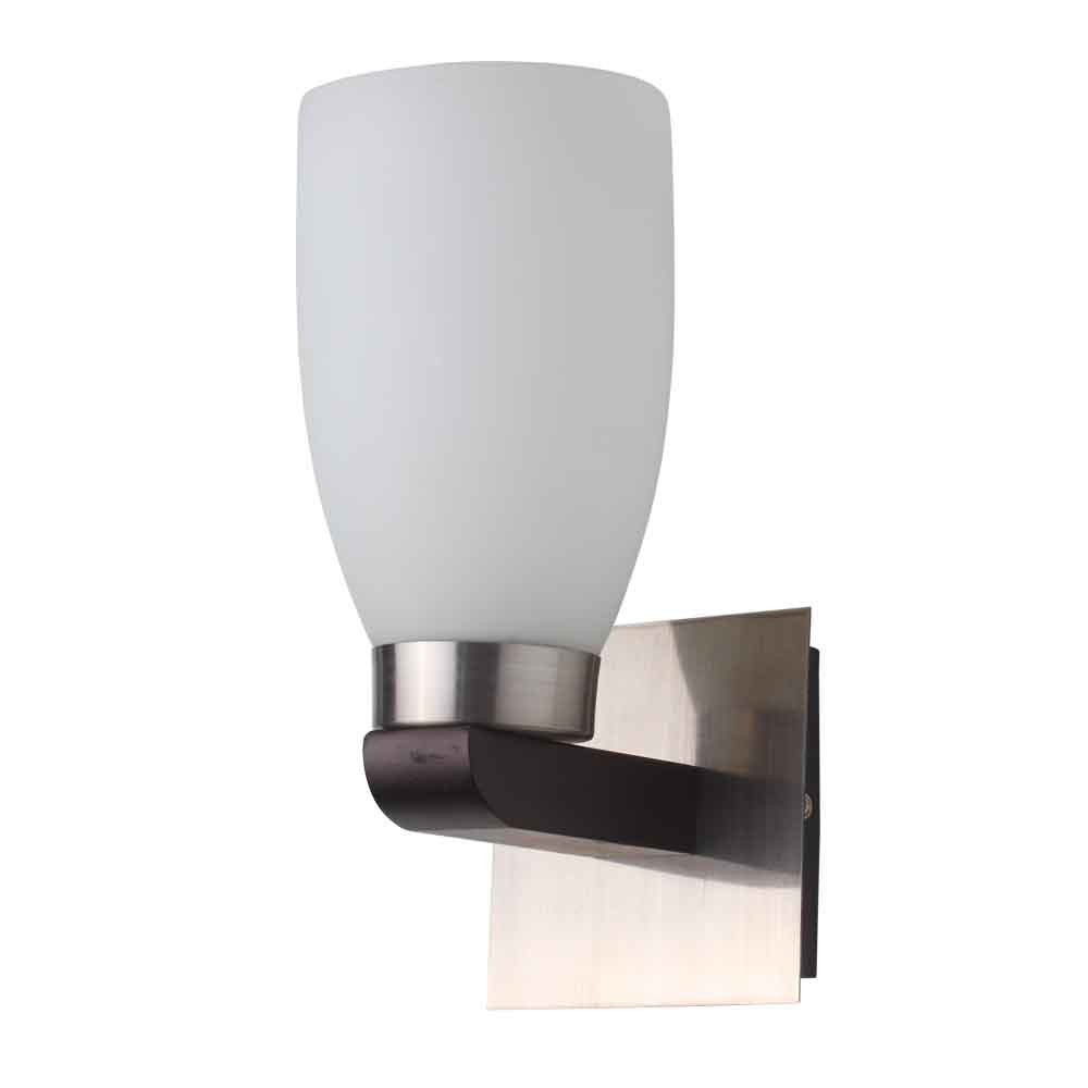 LeArc Designer Lighting Contemporary Glass Metal Wood Wall Light WL1421 eBay